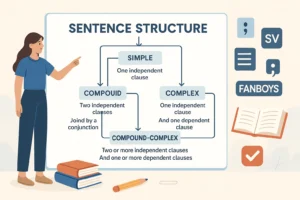 Read more about the article Sentence Structure in English Grammar: Types, Rules, Examples, and Practice Exercises