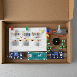 Mini Starter Kit (With Arduino) – With Coding & Circuit